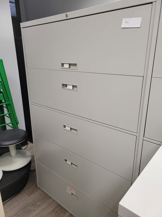 Pre-owned Steelcase-5 Drawer Filing, 42" Wide