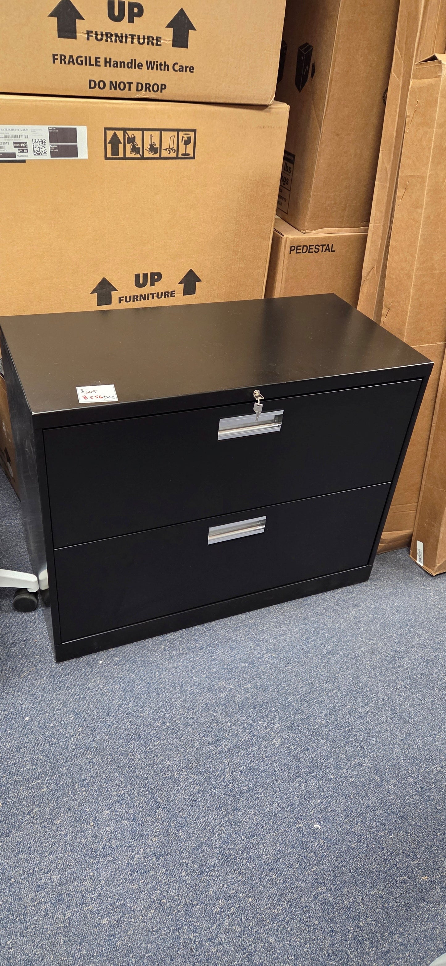 HON 2-Drawer Lateral File – Black