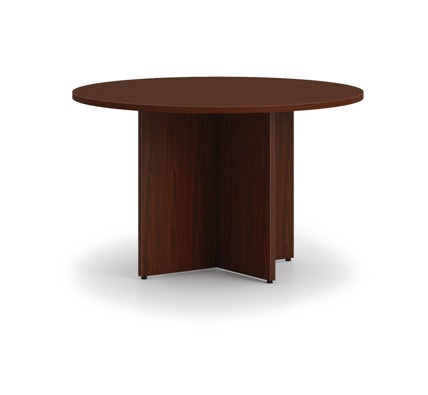 Pre-owned HON 48" round table, Mahogany