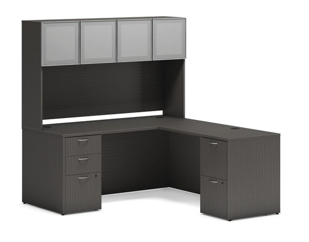 HON Mod L-Station With Storage Hutch