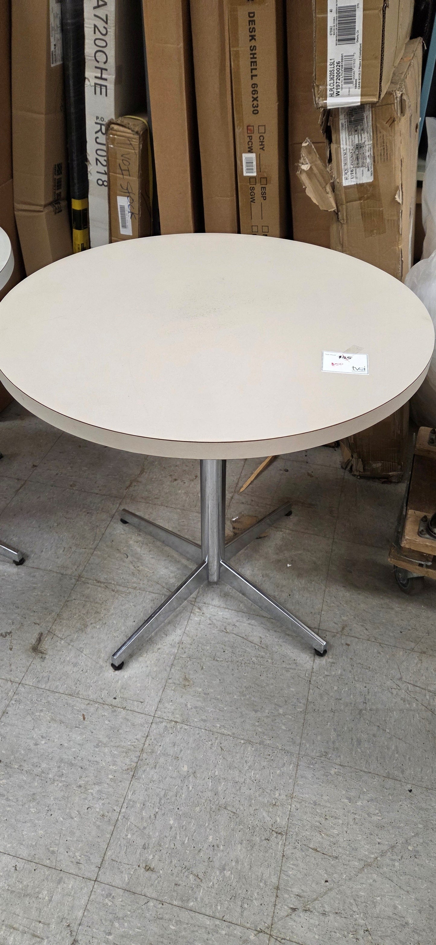 Pre-Owned Steelcase 30" Round Table (2)