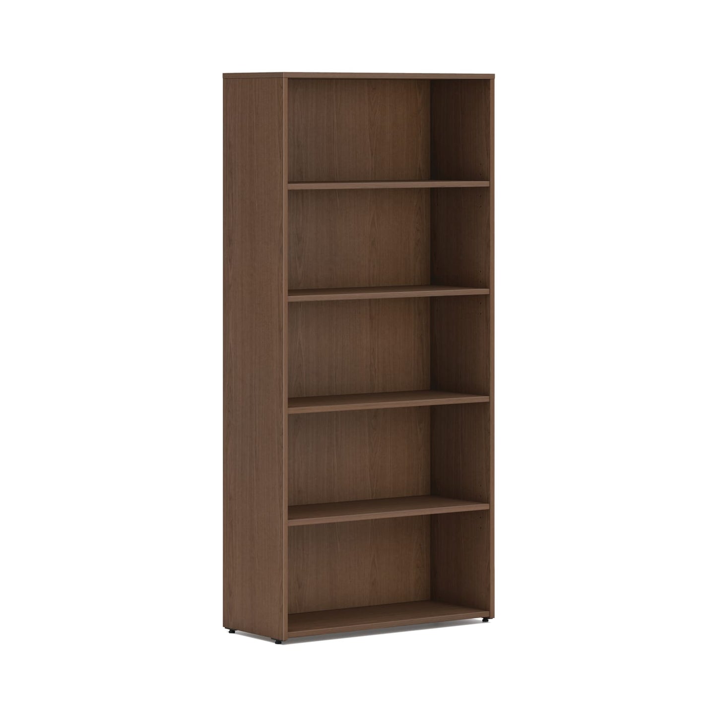 HON Mod Bookcase | 5 Shelves | 30"W x 13"D x 65"H | Sepia Walnut Finish