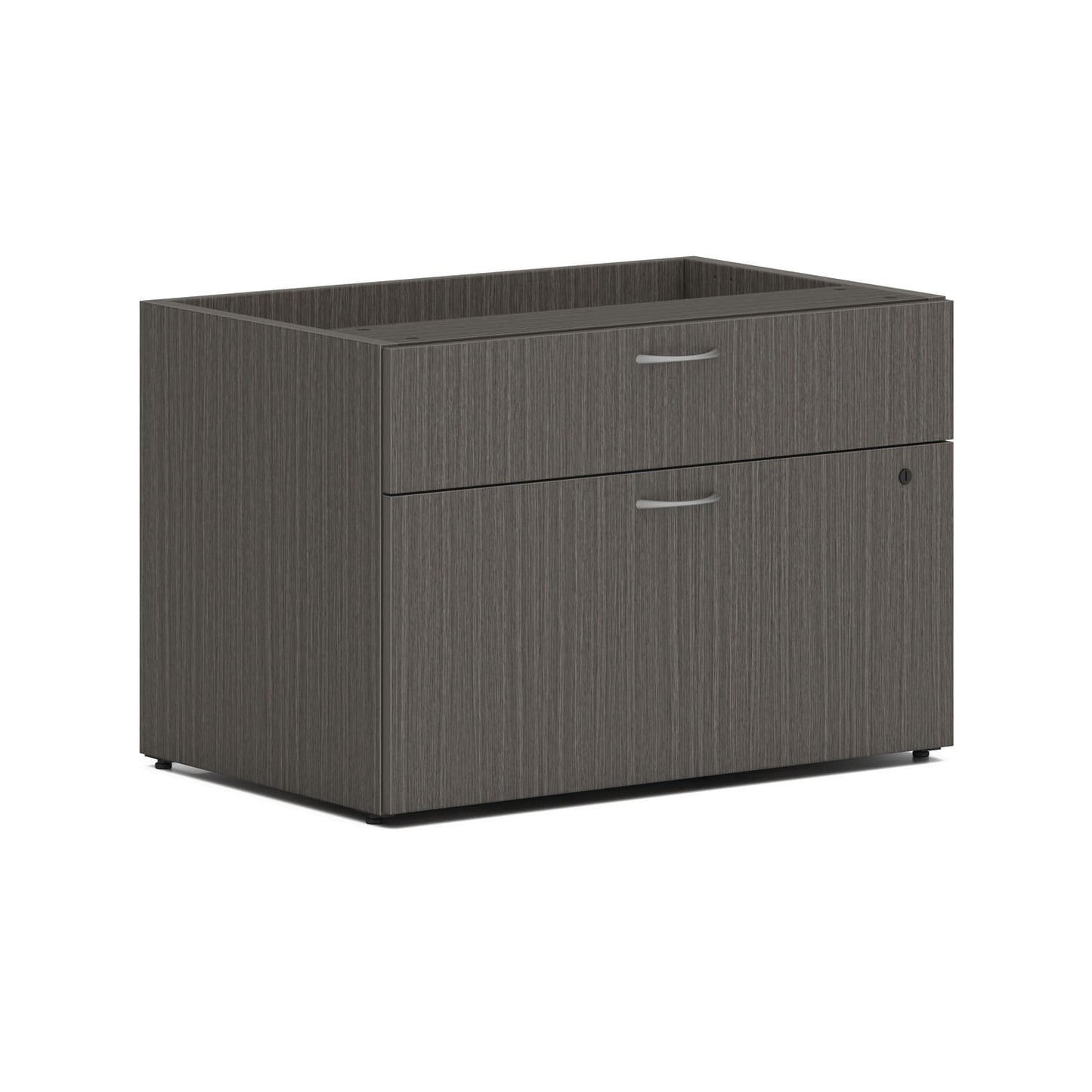 HON Mod Low Personal Credenza | 2 Drawers | 30"W | Slate Teak Finish