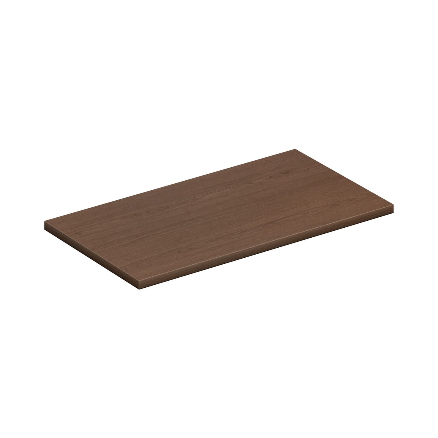 HON Mod Low Credenza Top | 36"W x 20"D | Sepia Walnut Finish
