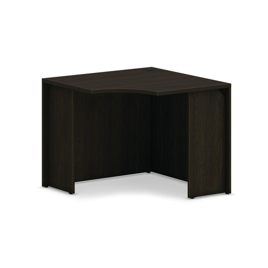 HON Mod Corner Desk Shell | 36"W | Java Oak Finish