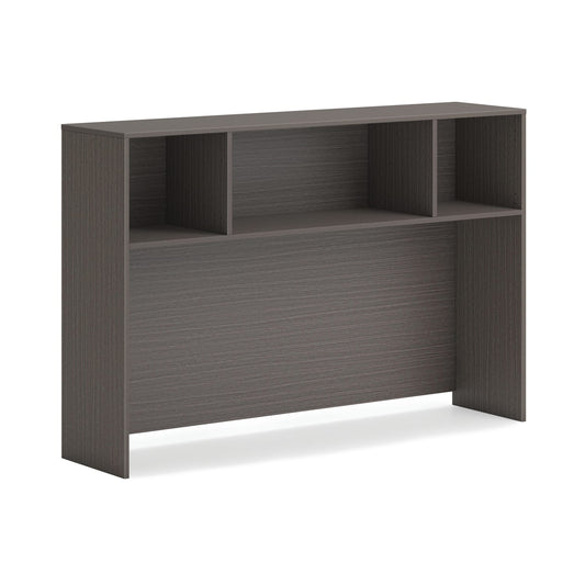HON Mod Desk Hutch | No Doors | 60"W | Slate Teak Finish