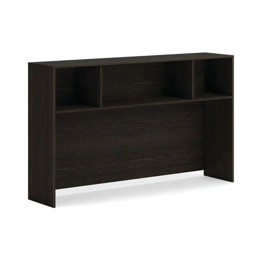 HON Mod Desk Hutch | No Doors | 66"W | Java Oak Finish