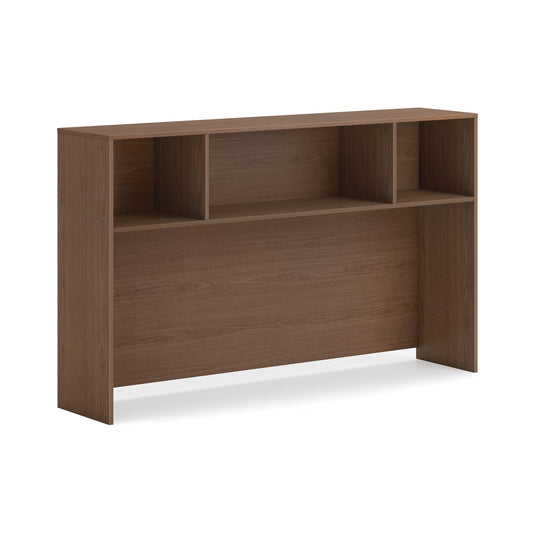 HON Mod Desk Hutch | No Doors | 66"W | Sepia Walnut Finish