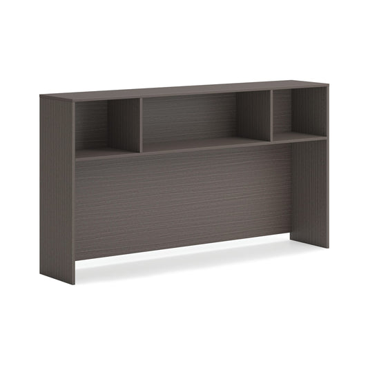 HON Mod Desk Hutch | No Doors | 72"W | Slate Teak Finish