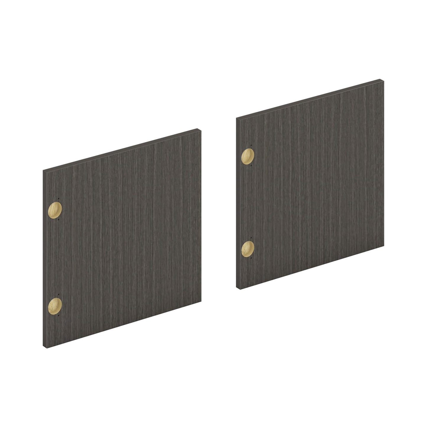 HON Mod Laminate Doors | Set of 3 | 48"W | Slate Teak Finish