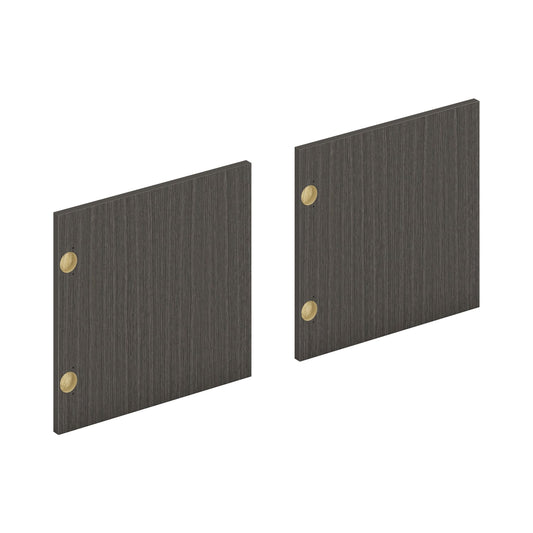 HON Mod Laminate Doors | Set of 3 | 48"W | Slate Teak Finish