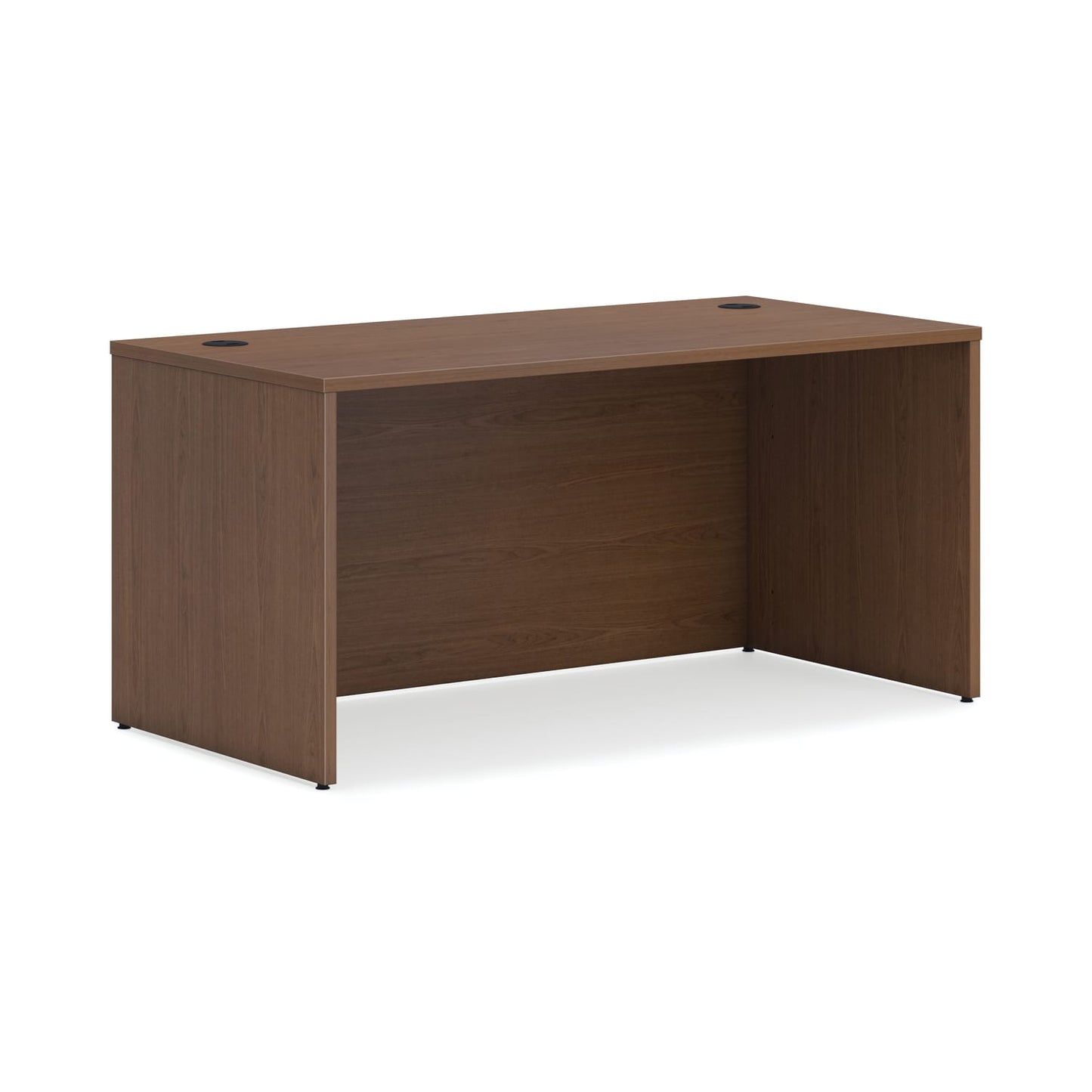 HON Mod Desk Shell | 60"W x 30"D x 29"H | Sepia Walnut Finish