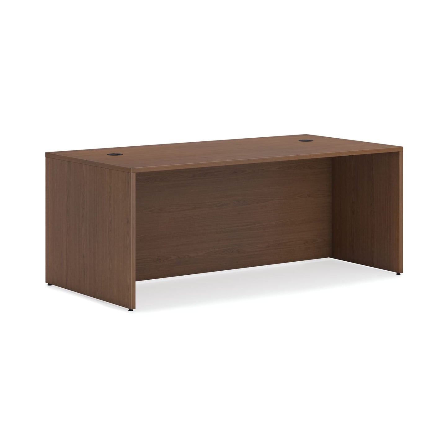 HON Mod Desk Shell | 72"W | Sepia Walnut Finish