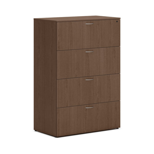 HON Mod Lateral File | 4 Drawers | 36"W | Sepia Walnut Finish