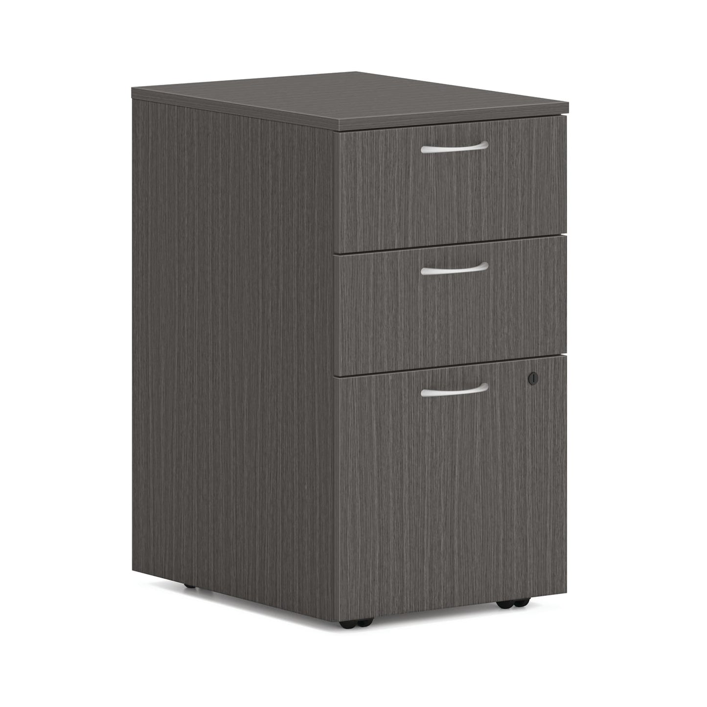 HON Mod Mobile Pedestal | 2 Box / 1 File Drawer | 15"W | Slate Teak Finish