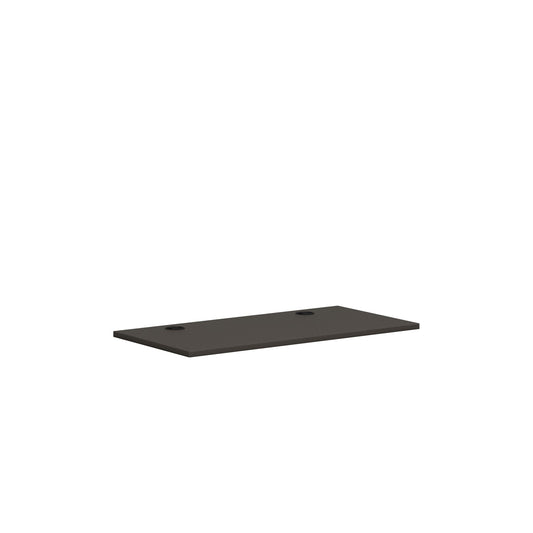 HON Mod Worksurface | Rectangular | 48"W x 24"D | Slate Teak Finish