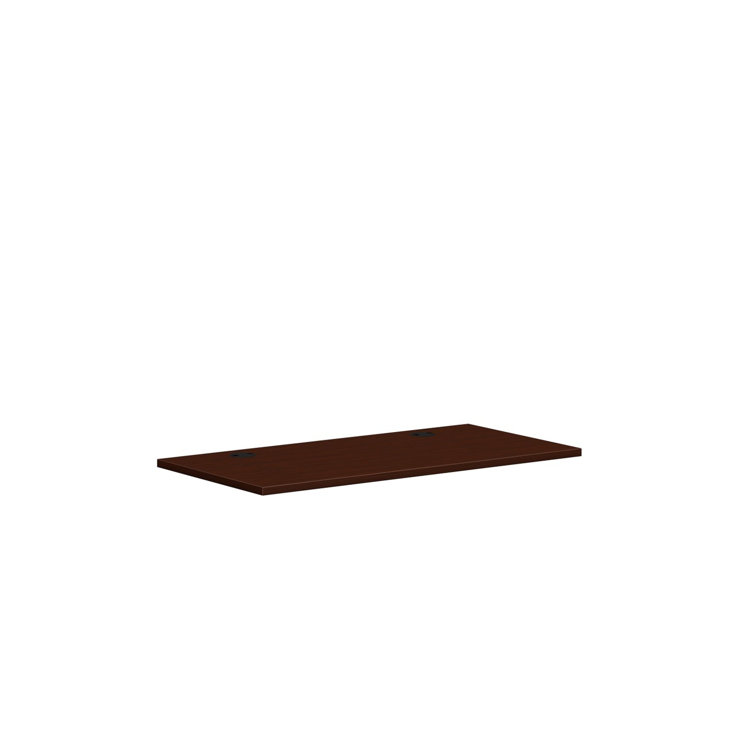 HON Mod Worksurface | Rectangular | 48"W x 24"D | Traditional Mahogany Finish