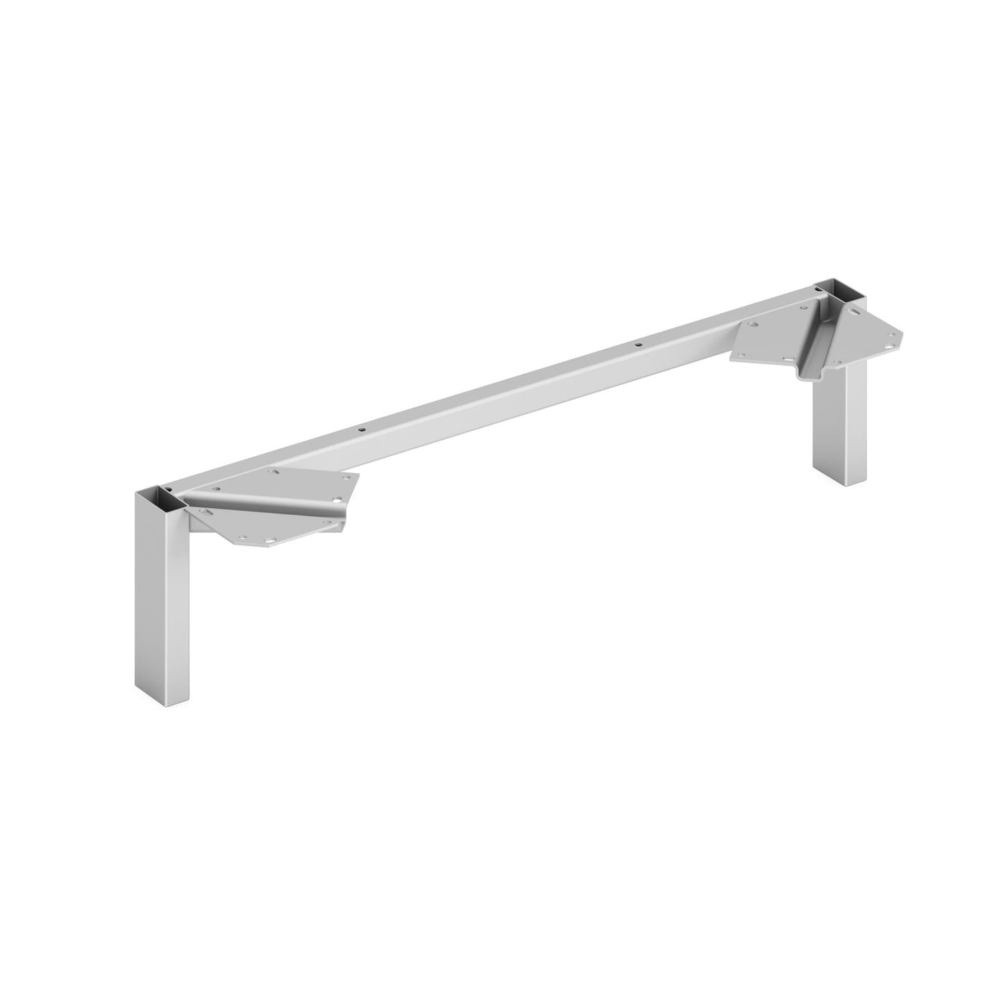 HON Mod Support Leg | Set of 2 | 7"H x 30"D | Silver Finish