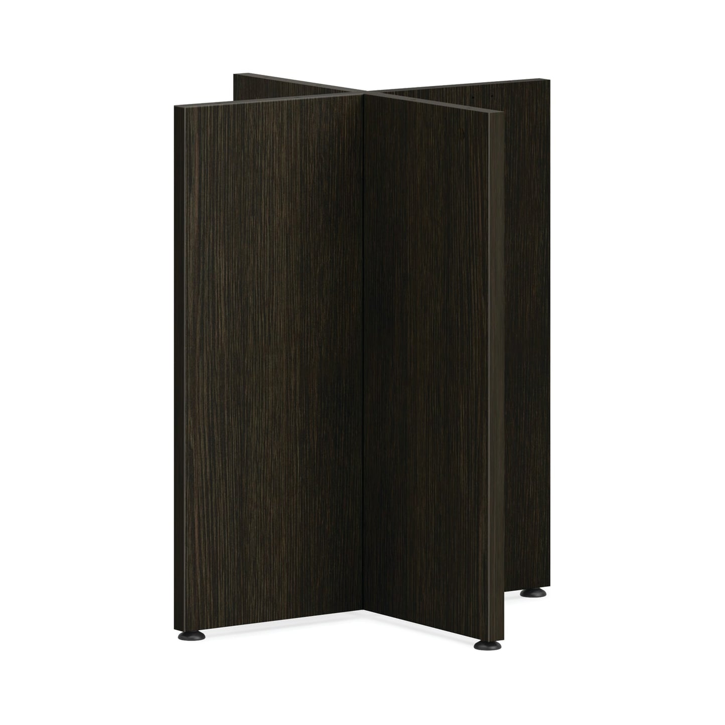 HON Mod X-Base for 36" Conference Table Top | Java Oak Finish