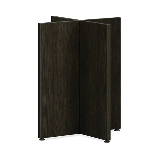 HON Mod X-Base | For 36" Conference Table Top | Java Oak Finish
