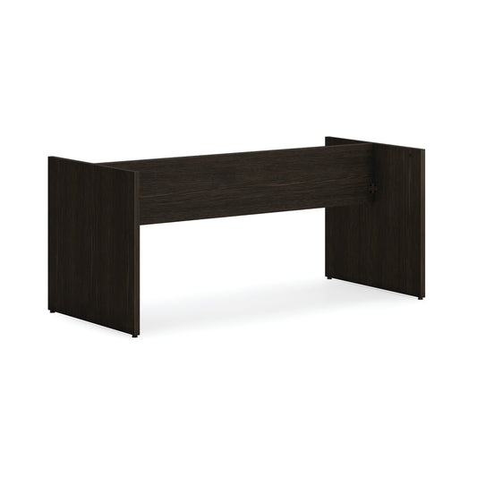 HON Mod Slab Base | For 96" Conference Table Top | Java Oak Finish