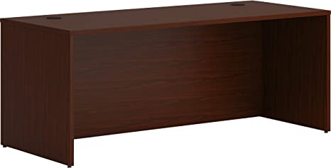 HON Mod Desk Shell | 72"W x 30"D x 29"H | Traditional Mahogany Finish
