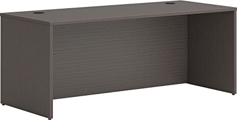 HON Mod Desk Shell | 72"W x 30"D x 29"H | Sleak Teak Finish