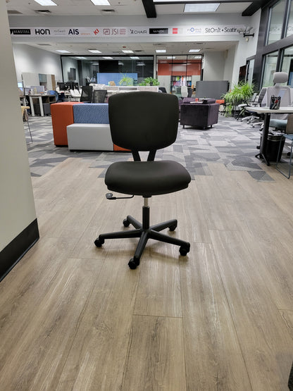 Pre-owned-HON Volt Task Chair, Armless, in Black