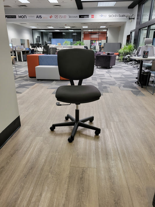 Pre-owned-HON Volt Task Chair, Armless, in Black