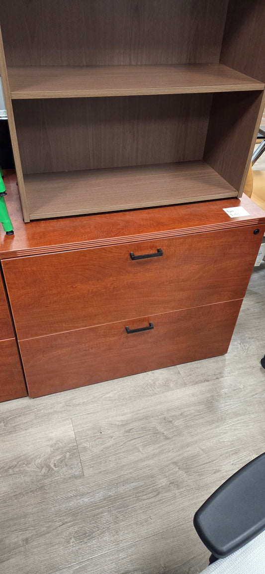 Preowned 2 Drawer Lateral Files- Cherry Man