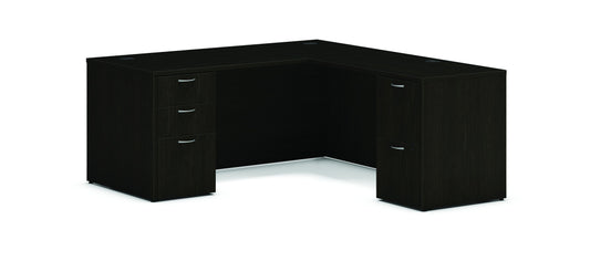 HON Mod L-Station | 2 Box Drawers / 3 File Drawers | 66"W x 30"D