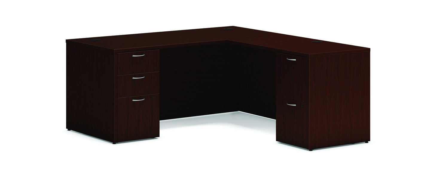 HON Mod L-Station | 2 Box Drawers / 3 File Drawers | 66"W x 30"D