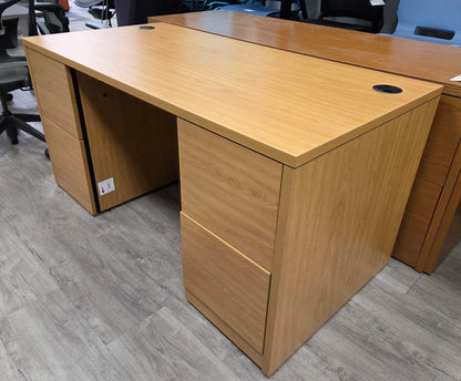 HON H105892 Double Pedestal Desk – 60"W x 30"D NEW