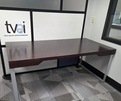 Pre-owned JSI Table desk, open leg 72x36