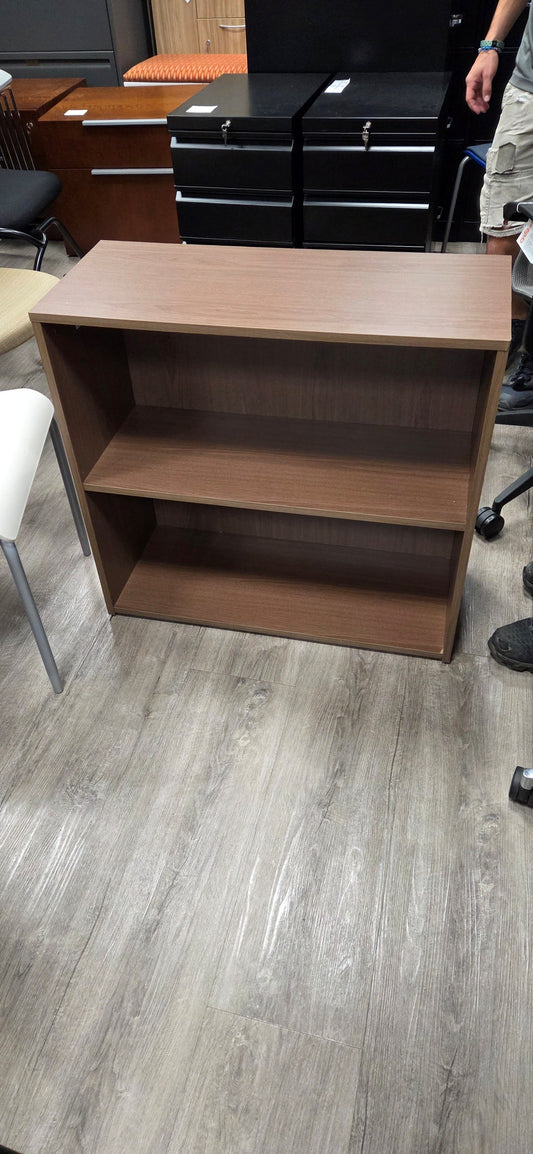 Mod Bookcase 30x13x29 2 shelf- Walnut
