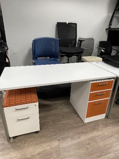 Pre-owned All steel desk 30”x 60”