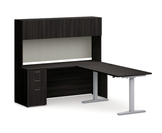 HON Mod Executive Height-Adjustable Workstation with Storage