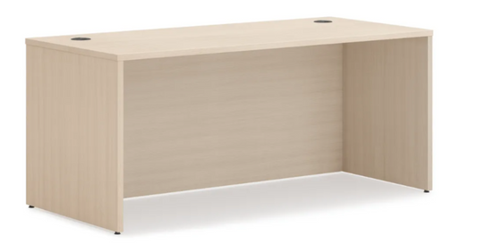 HON Mod Desk Shell | 60"W x 30"D x 29"H | Desert Oak Finish