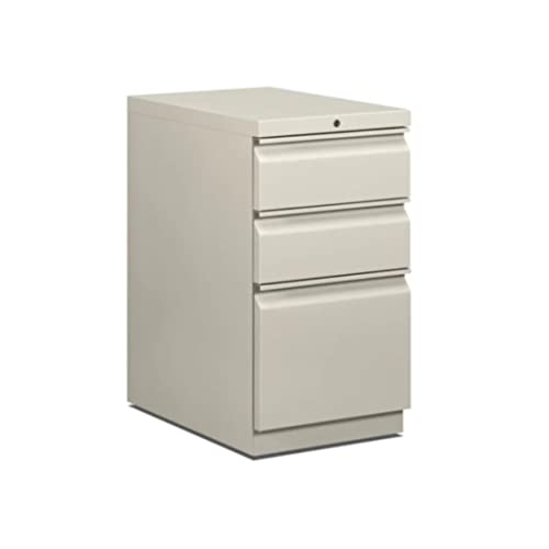 HON Brigade Mobile Pedestal | 2 Box / 1 File Drawers | Full Radius Pull | 15"W x 22-7/8"D x 28"H | Loft Finish