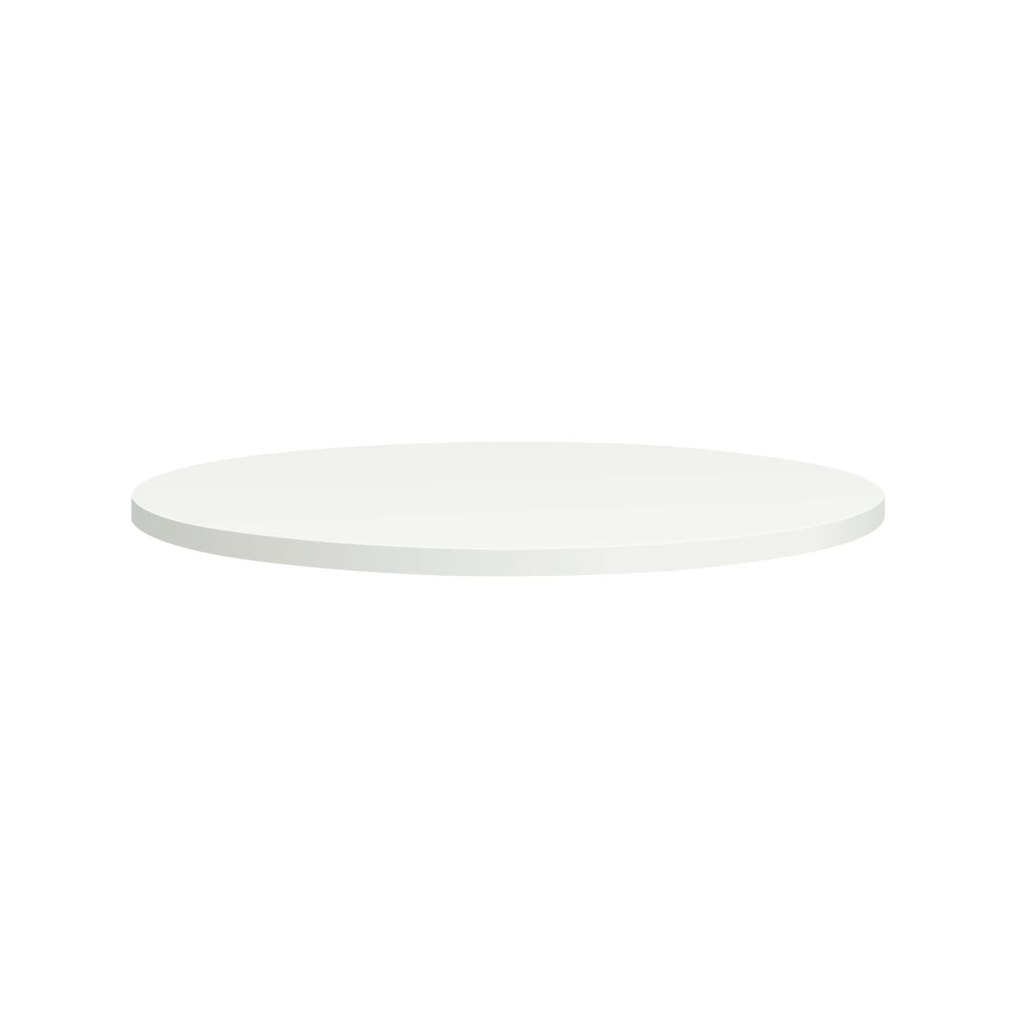 HON Between Table Top | Round | 36"D | Designer White Laminate | Designer White Edgeband