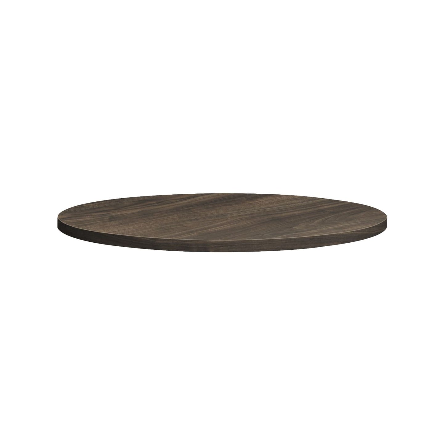HON Between Table Top | Round | 36"D | Florence Walnut Finish | Florence Walnut Edgeband