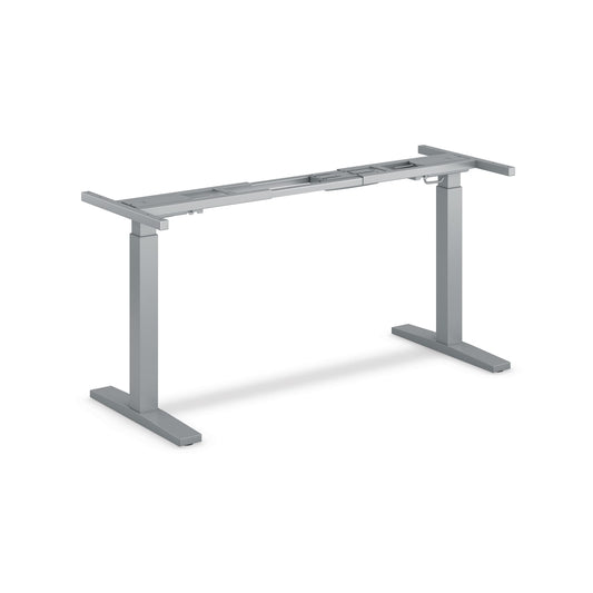 HON Coordinate Height-Adjustable Base | 2-Stage | Silver Finish