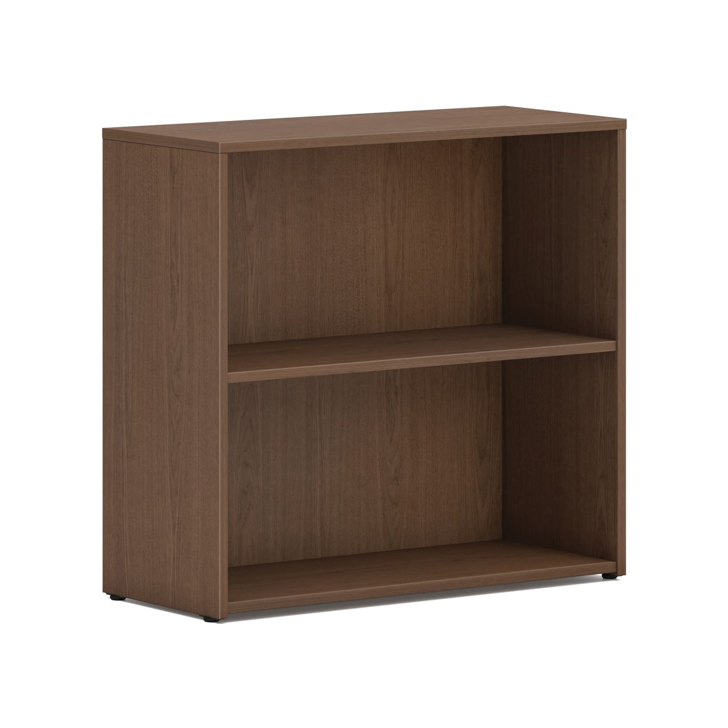 HON Mod Bookcase | 2 Shelves | 30"W x 13"D x 29"H | Sepia Walnut Finish