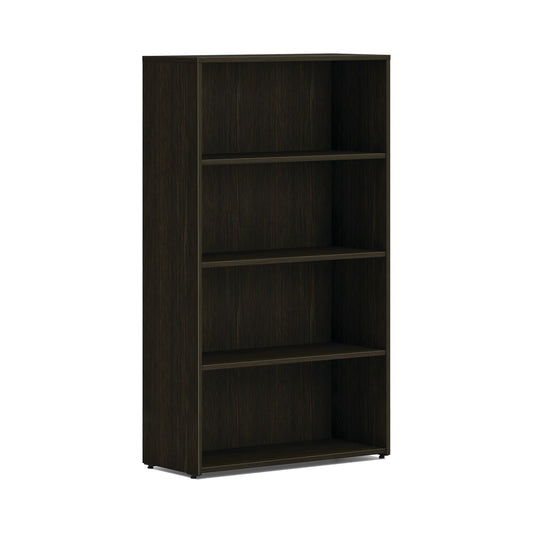 HON Mod Bookcase | 4 Shelves | 30"W | Java Oak Finish