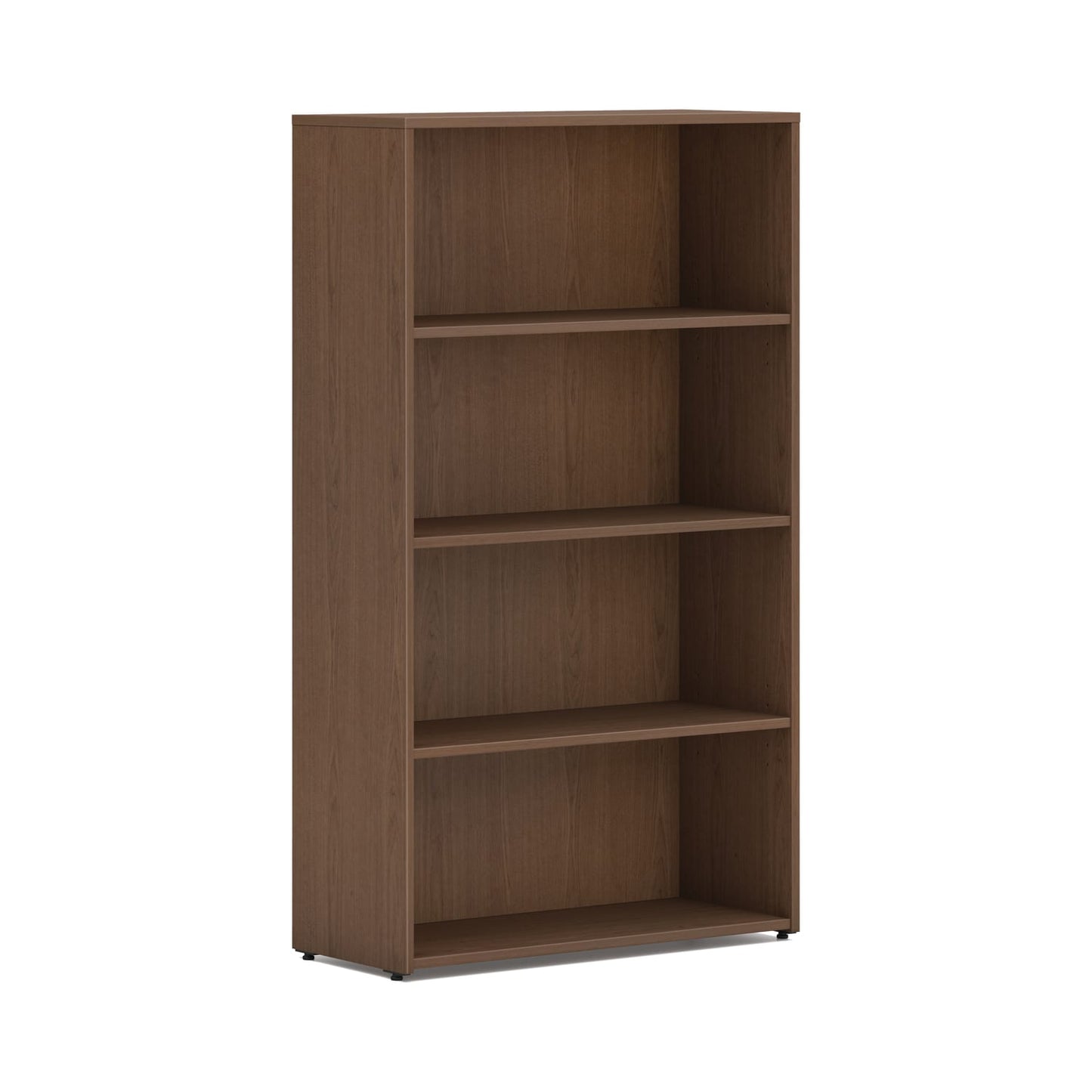 HON Mod Bookcase | 4 Shelves | 30"W | Sepia Walnut Finish