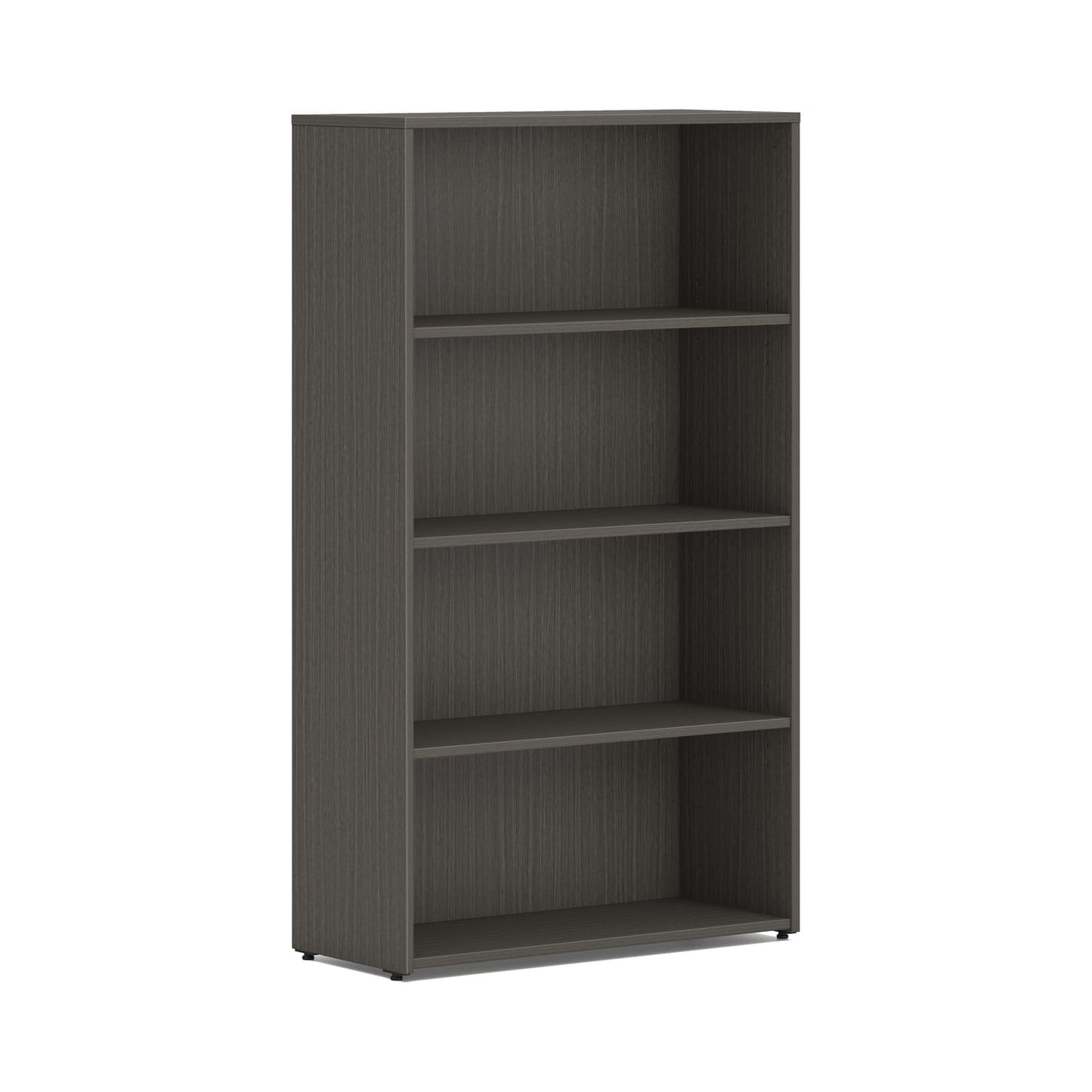 HON Mod Bookcase | 4 Shelves | 30"W | Slate Teak Finish