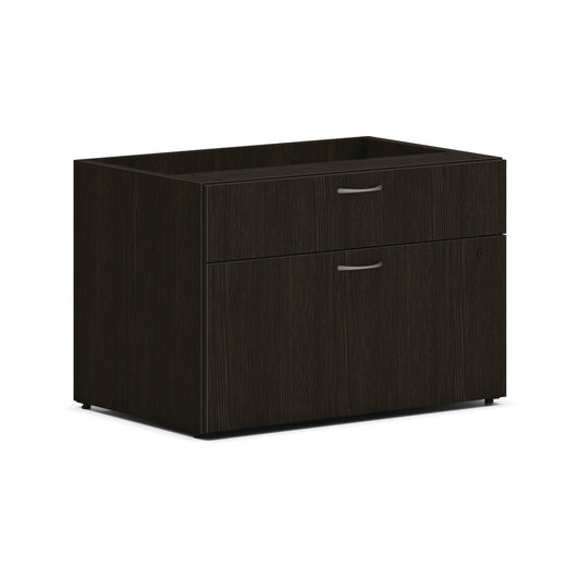 HON Mod Low Personal Credenza | 2 Drawers | 30"W | Java Oak Finish