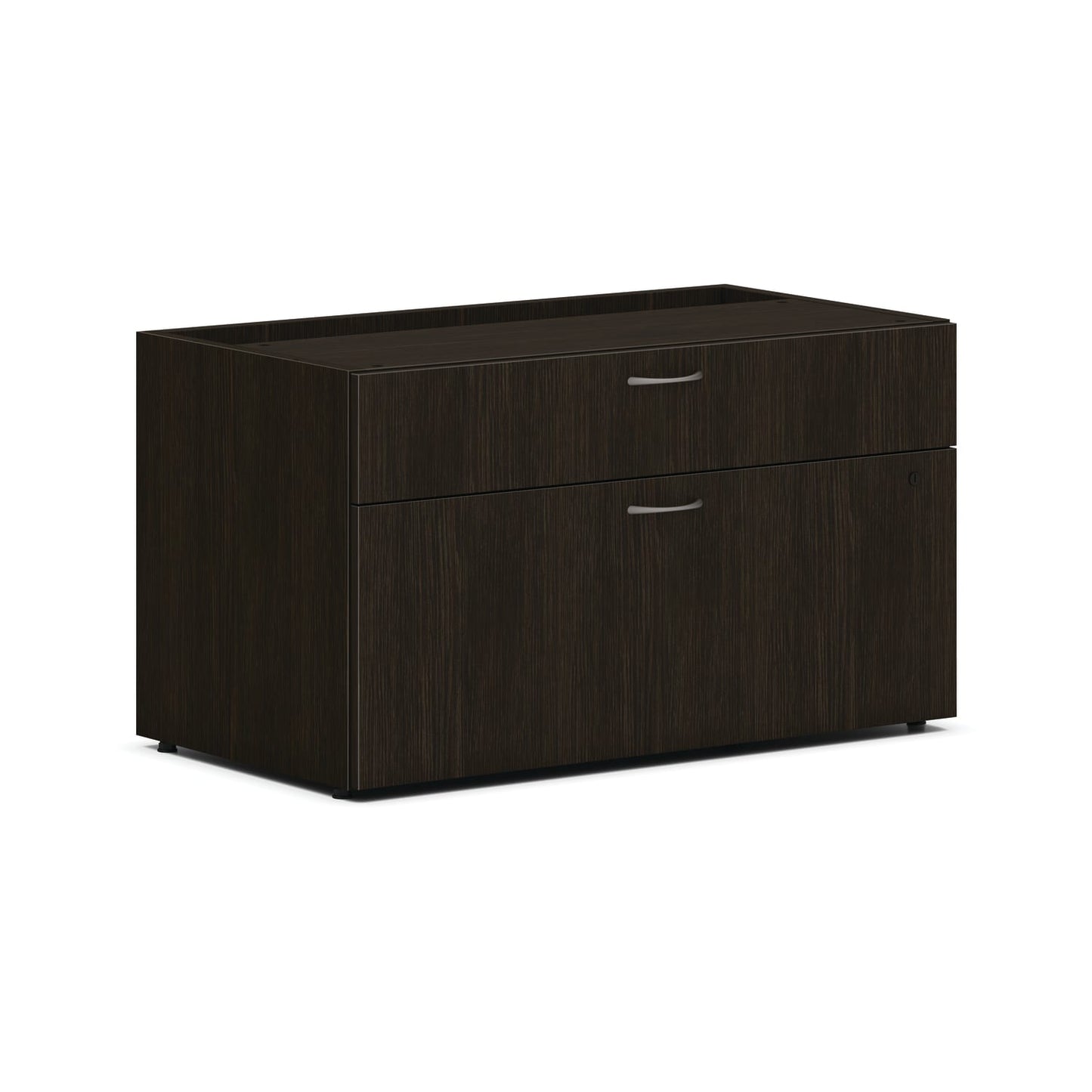 HON Mod Low Personal Credenza Shell | 2 Drawers | Without Top | 36"W | Java Oak Finish