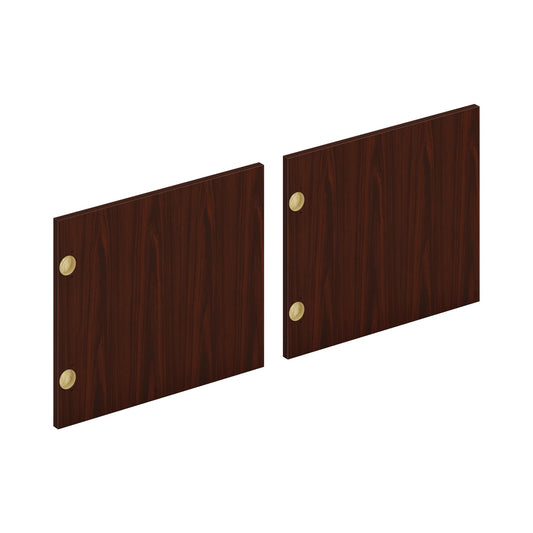 HON Mod Laminate Doors | Set of 2 | 72"W | Traditional Mahogany Finish