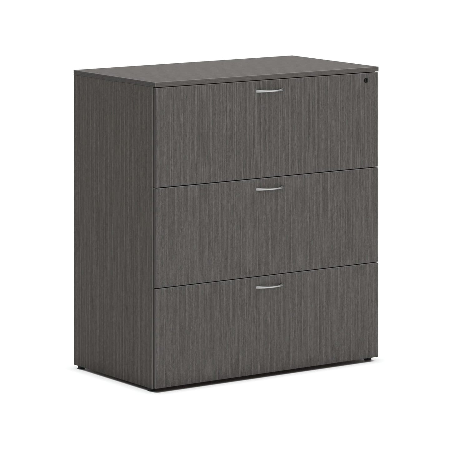 HON Mod Lateral File | 3 Drawers | Removable Top | 36"W | Slate Teak Finish